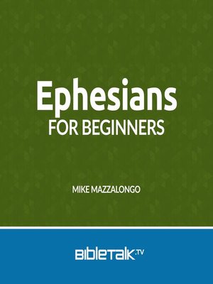 cover image of Ephesians for Beginners